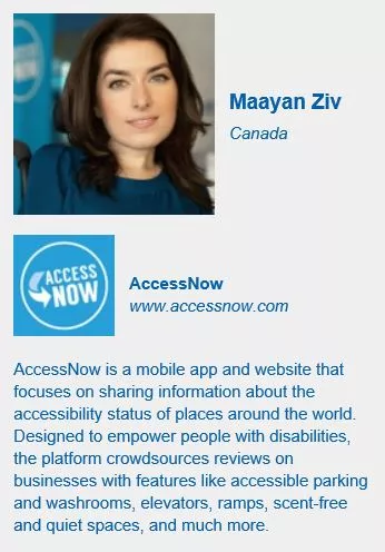 Photo of Maayan Ziv from Access Now